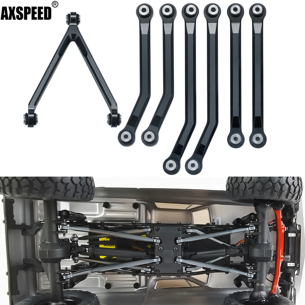

AXSPEED металлический усиленный конец стержня с шариковой головкой, Комплект сцепления для 1/24 Axial SCX24 AXI00001 AXI00002 AXI00006 радиоуправляемая гусеничная машина