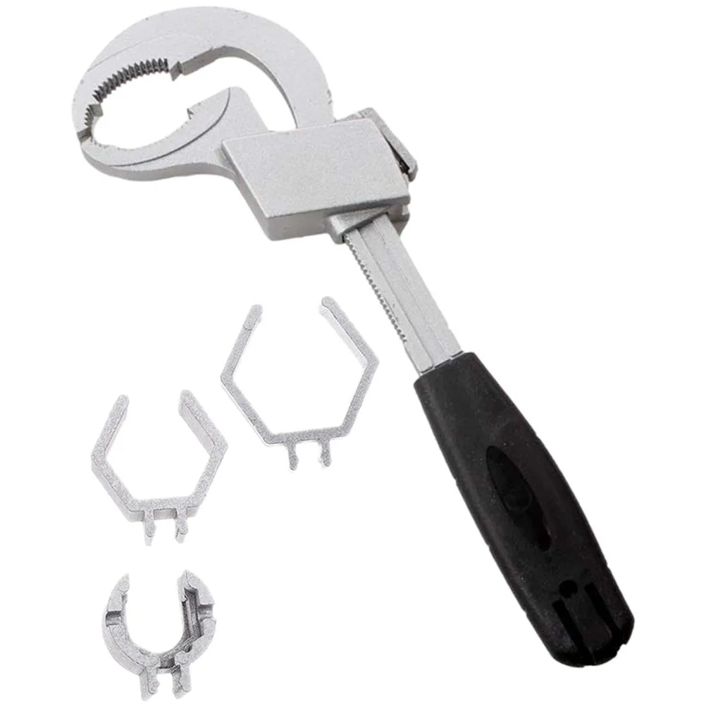 

Adjustable Wrench Premium Universal Plumbing Tool For Faucet Pipe Basin Shower Installation Multi Use Spanner Hand Tool