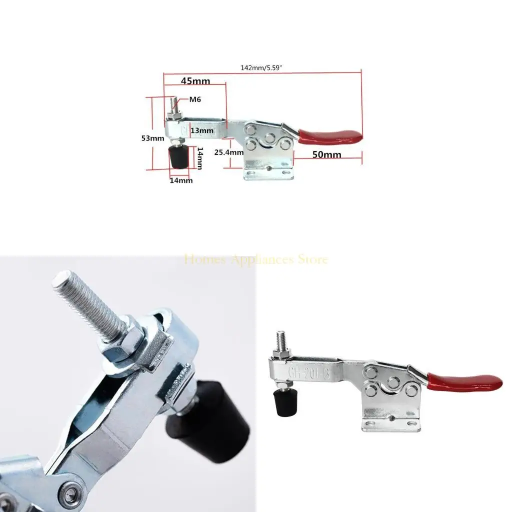 D0AB pesante mantenimento mantenimento del morsetto orizzontale a rilascio rapido 142x53mm