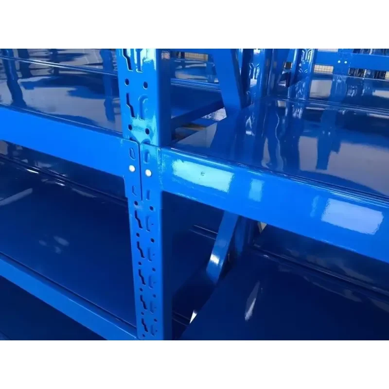 Stainless Industrial Warehouse Storage Rack Light 4 Layers Goods Storage Shelf