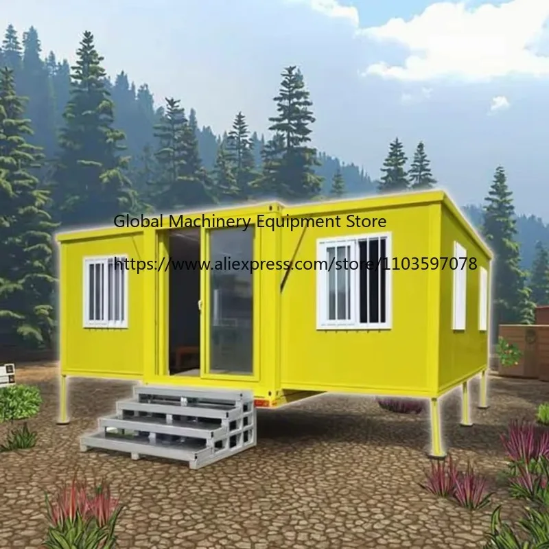 20Ft 40Ft Fold Out House Pre Built Mobile Pod Luxury with Bathroom Expandable Container House