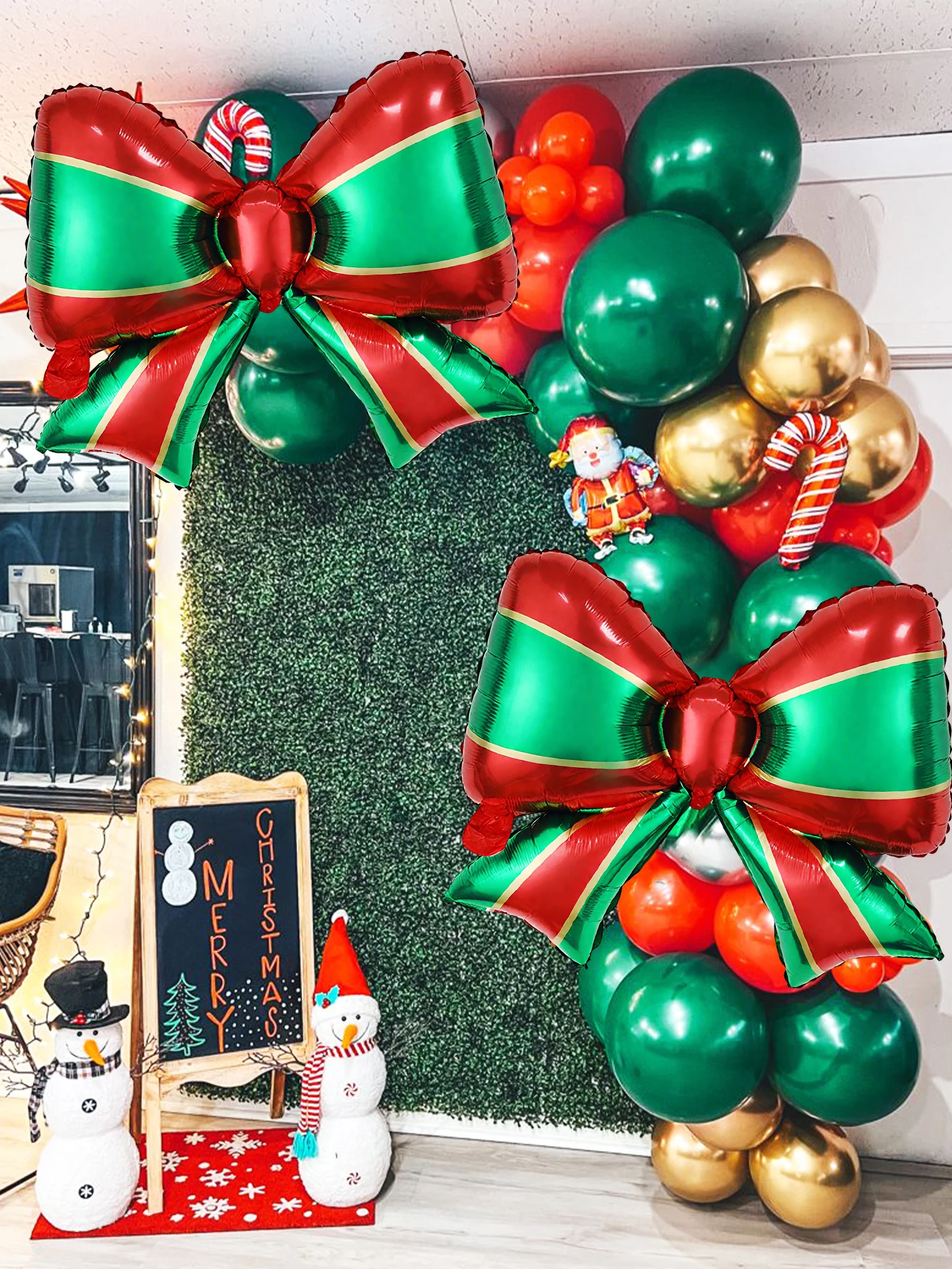 قطعتان من بالونات قوس عيد الميلاد، عيد الميلاد، الزفاف، لوازم حفلات أعياد الميلاد، موضوع القوس، ديكور الحفلات، الاحتفال بالعطلات #2
