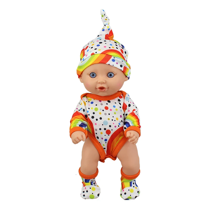 Fashion  Outfit For 10 Inches Baby Reborn Doll 25cm Babies Doll Clothes.