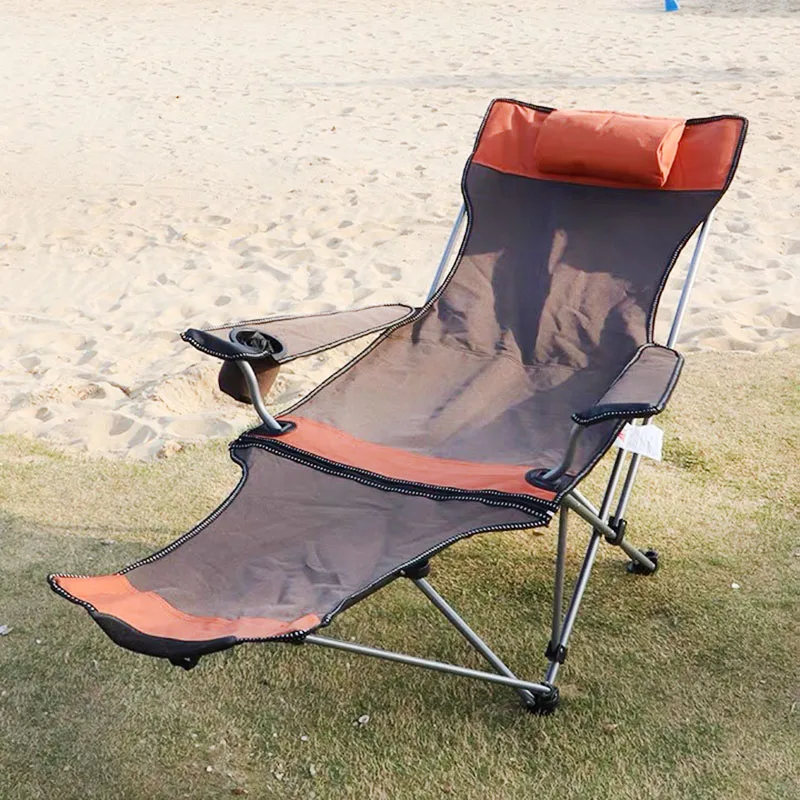 

Home Outdoor Folding Chair Beach Leisure Fishing Vacation Portable Storage Lunch Chair Camping Self-driving Tour Available