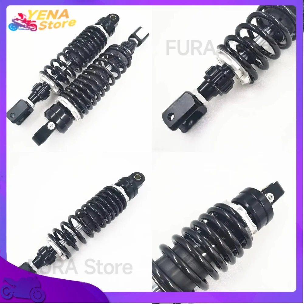 

Motorcycle Air Shock Absorber Spring 7mm Stroke 280mm 320mm 340mm 360mm 370mm 400mm for Scooter Suspension Applicable to