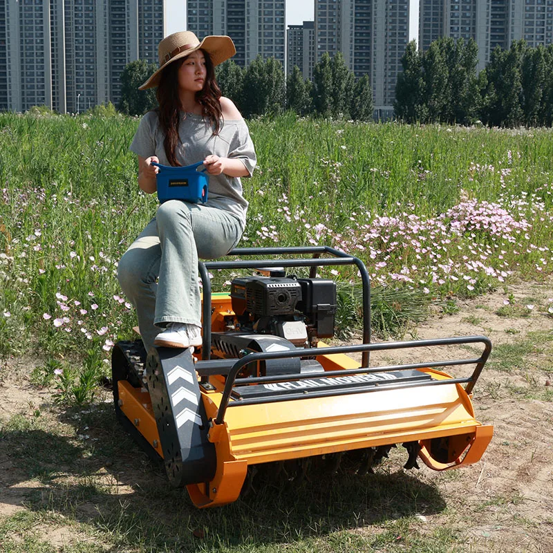 

Customized Wireless Remote Control Lawn Mower Portable Rechargeable Electric RC Grass Trimmer Lightweight Garden Lawn Mower