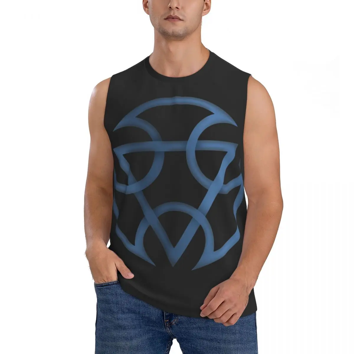 Sub Zero Lin Kuei Mortal Kombat Men Sleeveless Tank Tops Quick Dry Breathable Gym Fitness Running Summer Casual Sport Vest