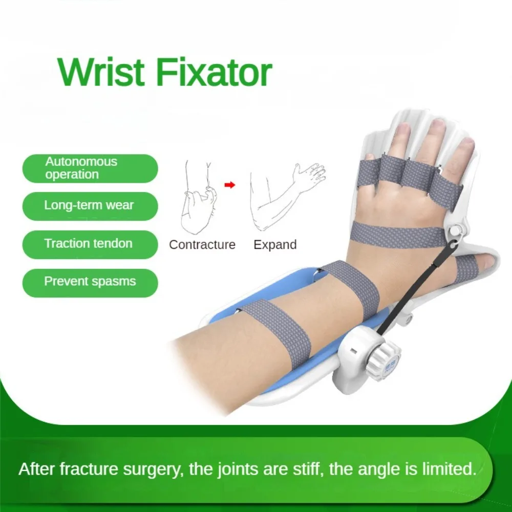 Hand Wrist Rehabilitation Trainer Fingers Wrist Function Exercise Fixator Hand Hemiplegia Stroke Fracture Joint Stiff Recovery