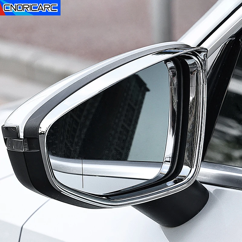 

Car Rearview Mirror Cover Side Rear View Rain Eyebrows Frame Decoration Sticker Trim For Audi A3 8Y 2021-2022 Exterior Accessory