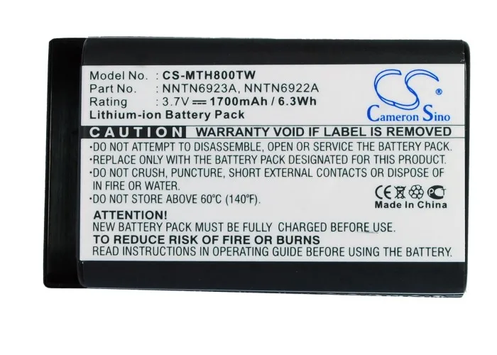 Two Way Radio Battery For Motorola DTR520  DTR620 1700mAh