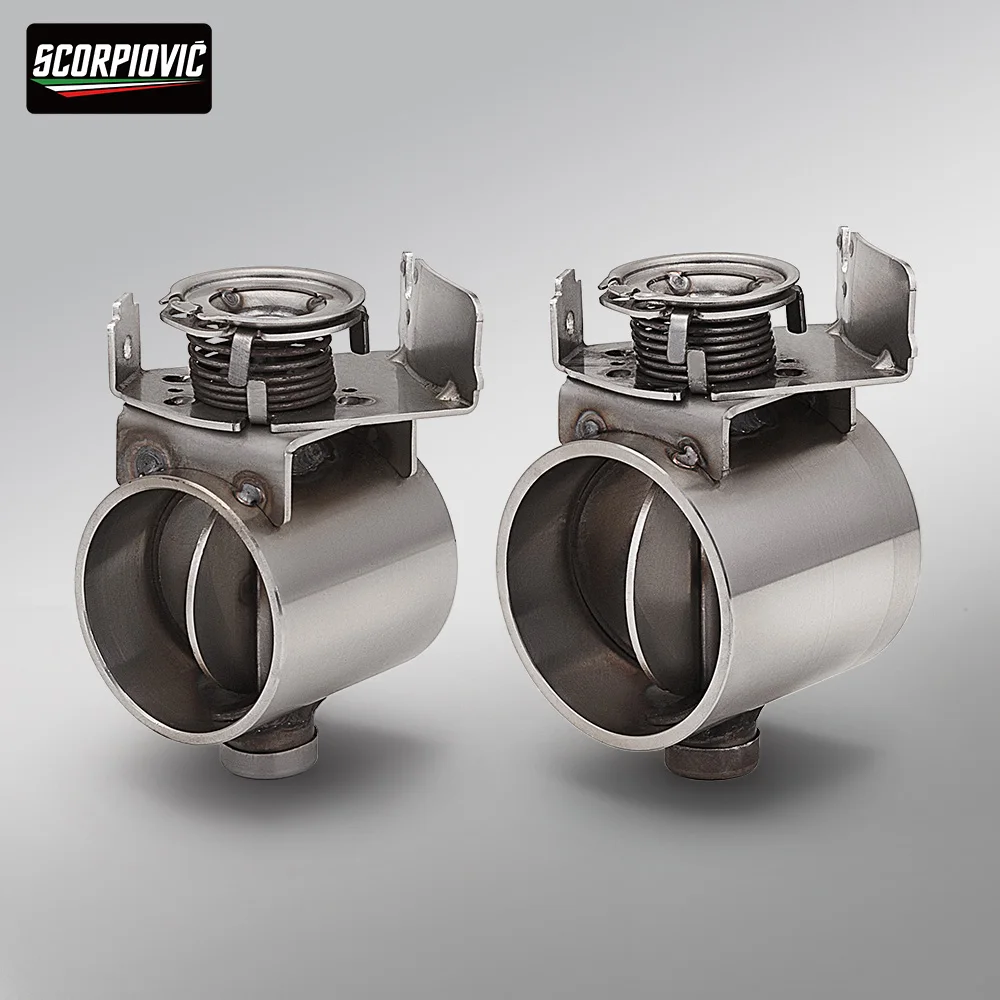 Car/Motorcycle exhaust pipe system locomotive soundproof stainless steel valve electronic switch button control 51MM 60MM