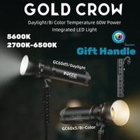 INKEE GC60D5/GC60X5 Gold Crow 60W COB Portable Photography Fill Light Indoor Outdoor Shoot Video Light Photo Photographic Lamp