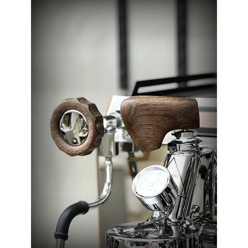 

For Rocket lelit crem one E61 coffee machine walnut modification knob pull rod switch