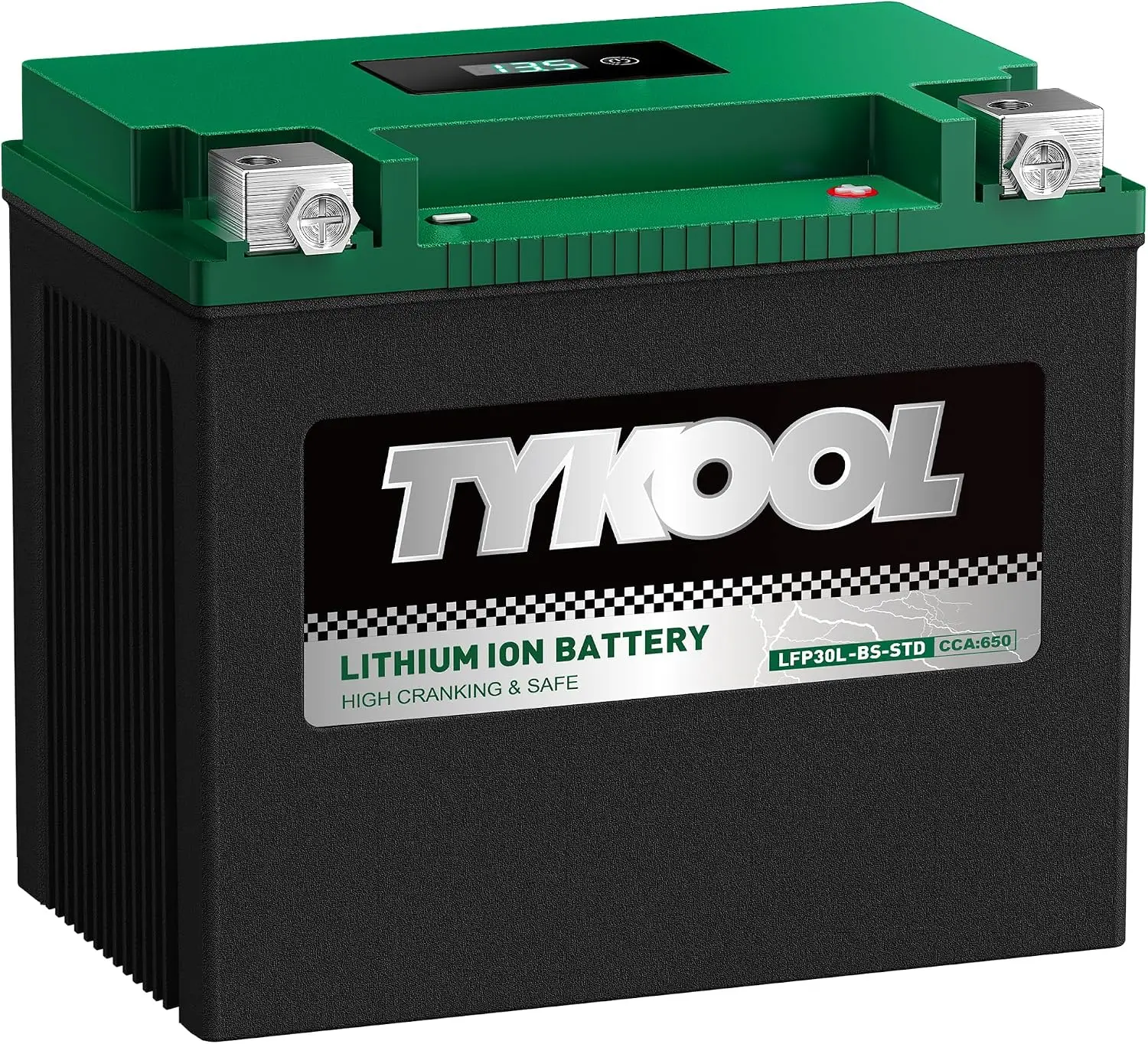 LFP30L BS STD Lithium Battery Replaces YTX30L BS 650CCA 12Ah Fits Motorcycle UTV ATV PWC Compatible Touring Road King Moto Guzzi