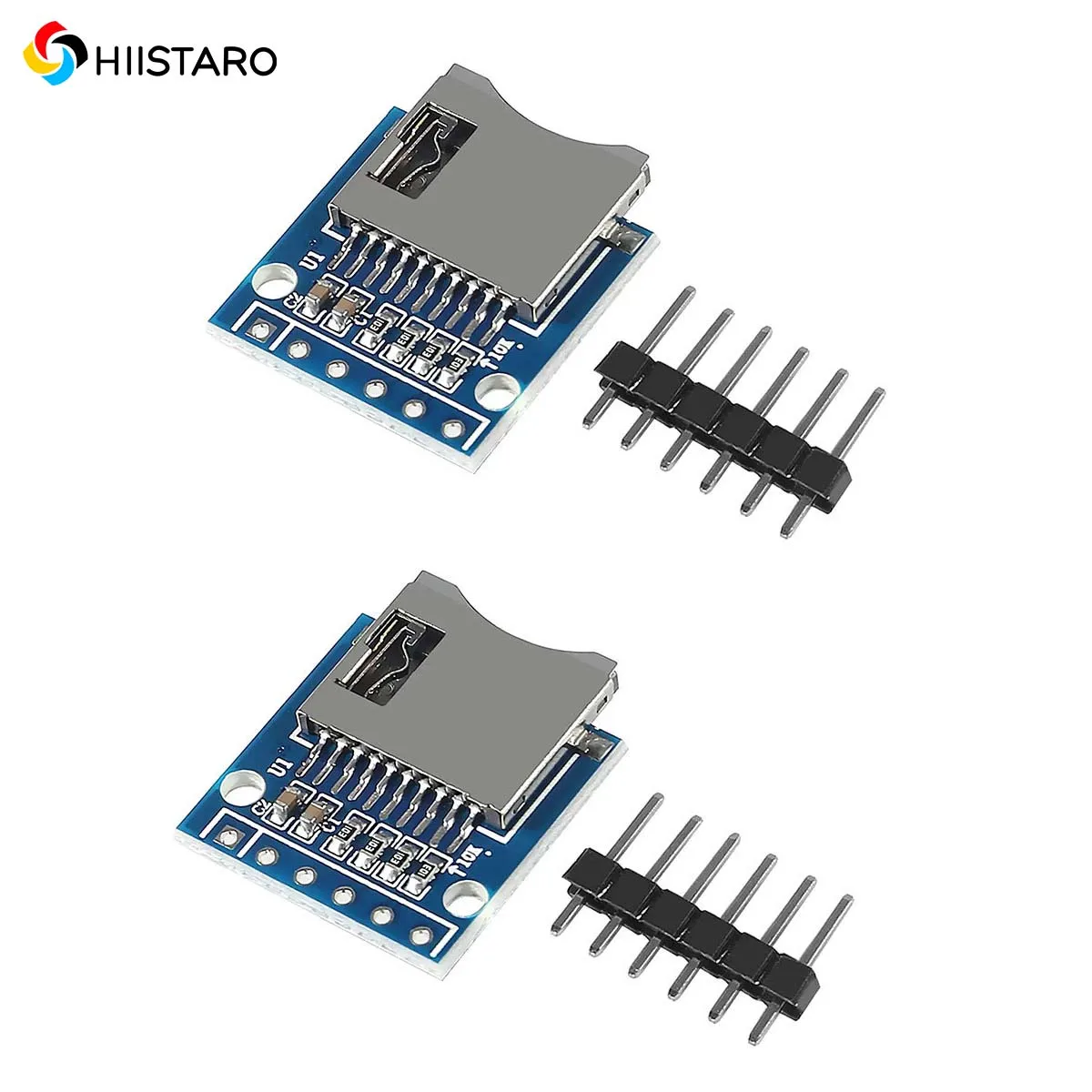 2/6Pcs Mini SD Card Module SD Card Adapter Board Micro SD Card Adapter Board Module 6-pin SPI Interface Compatible