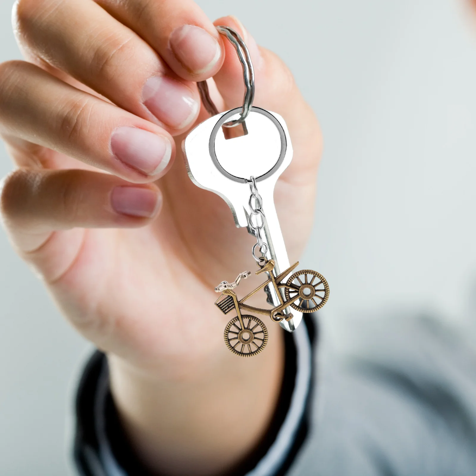 

2 шт., винтажный велосипедный брелок, мини-велосипедный брелок, подвеска, подвеска для сумки, рюкзак, брелки на молнии, забавные любители велоспорта