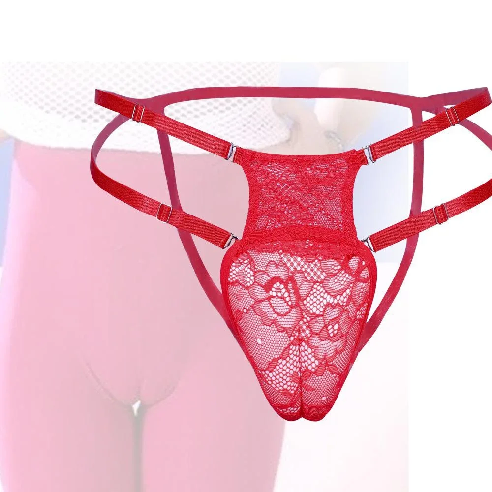 Mens Hiding Gaff Panties Fake Vagina Padded G-Strings Crossdresser Transgender Gay Shemale Camel Toe Underwear Backless Thongs