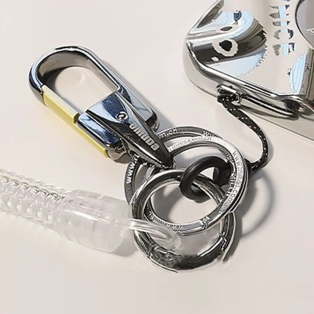 

Универсальный страховочный ремешок для телефона с пружинным креплением и металлической застежкой, телескопический, с защитой от потери