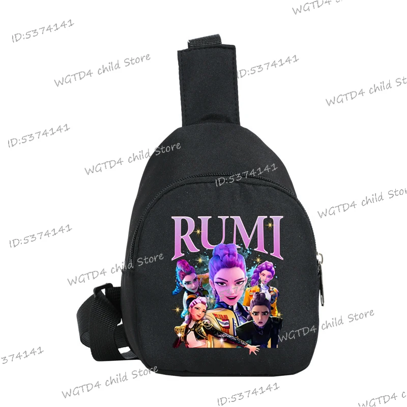 KPop Demon Hunters Children's Chest Baby Shoulder Bag Cute Purses and Handbags Kids Gifts Girls Boys New K-Pop Messenger Bags