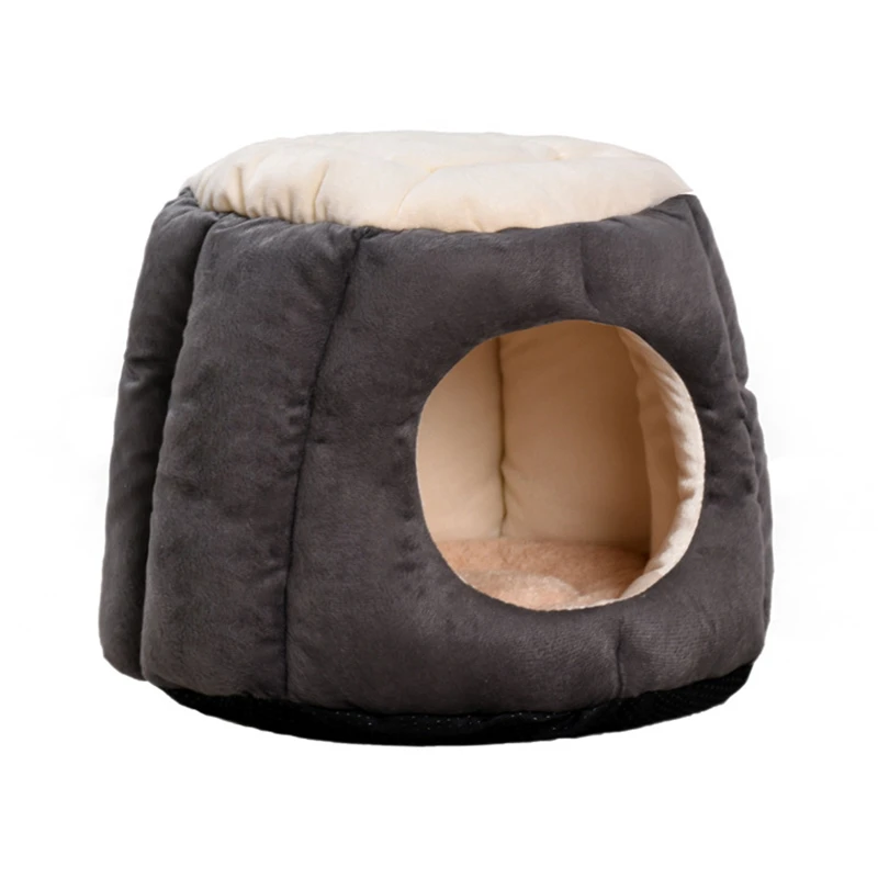 

2024 New Winter Pet Tent Cat Cave Bed for Cats Small Dogs Self-Warming Cat Tent Bed Cat Comfortable Pet Sleeping Bed