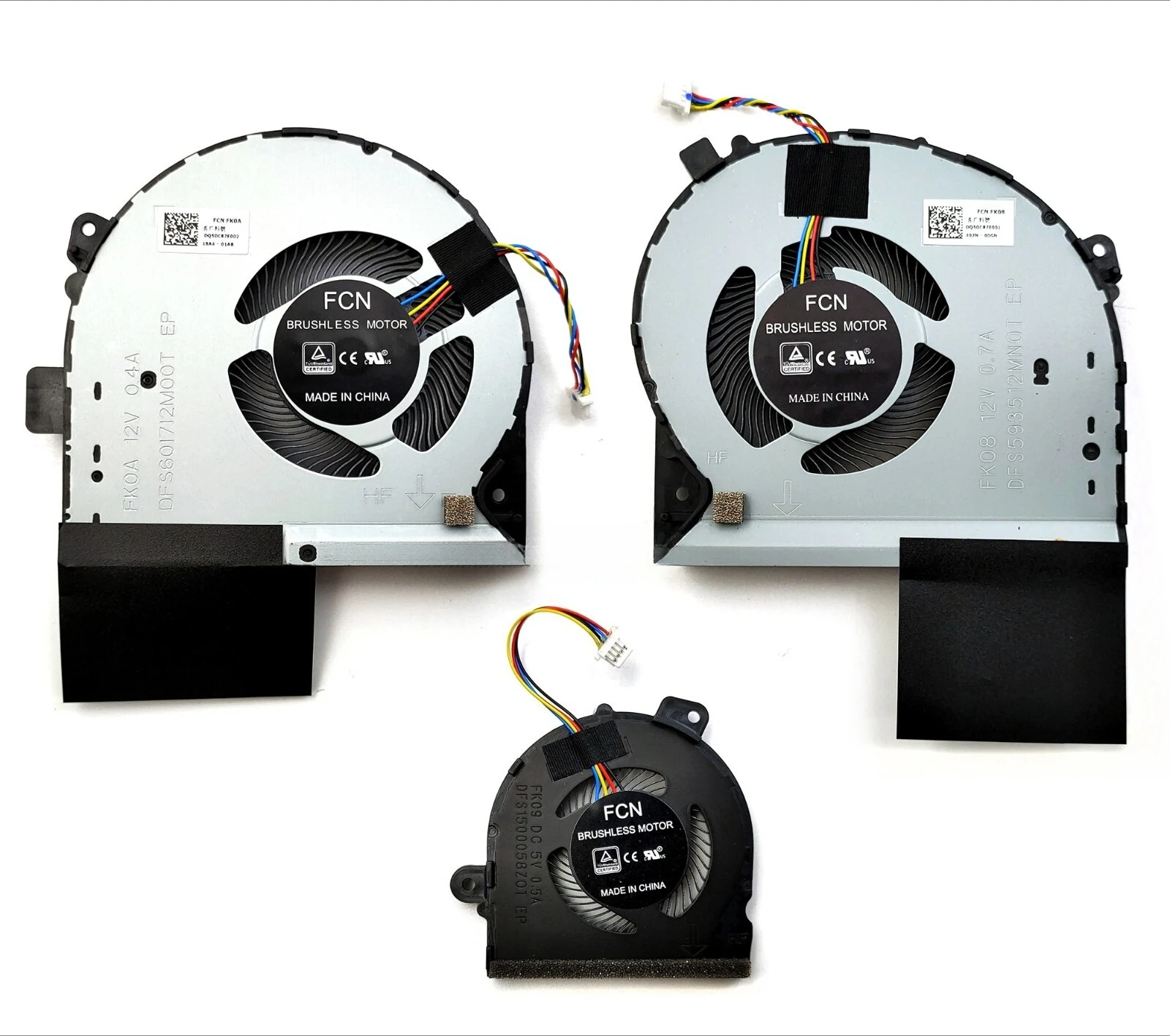 New FOR Asus ROG Strix GL703GM-DS74 GL703GM-NS73 GL703GS-DS74 CPU+GPU+VRAM Fans