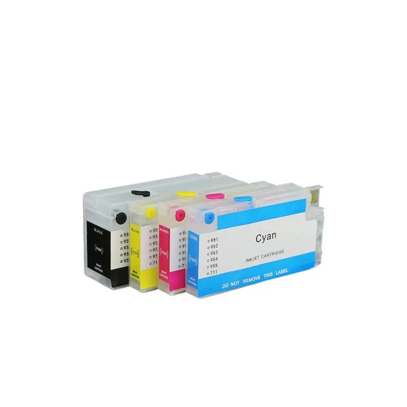 1SET 711 712 711XL 712XL Refill Ink Cartridge Without Chip For HP DesignJet T120 T520 T650 T630 T230 T210 Printer