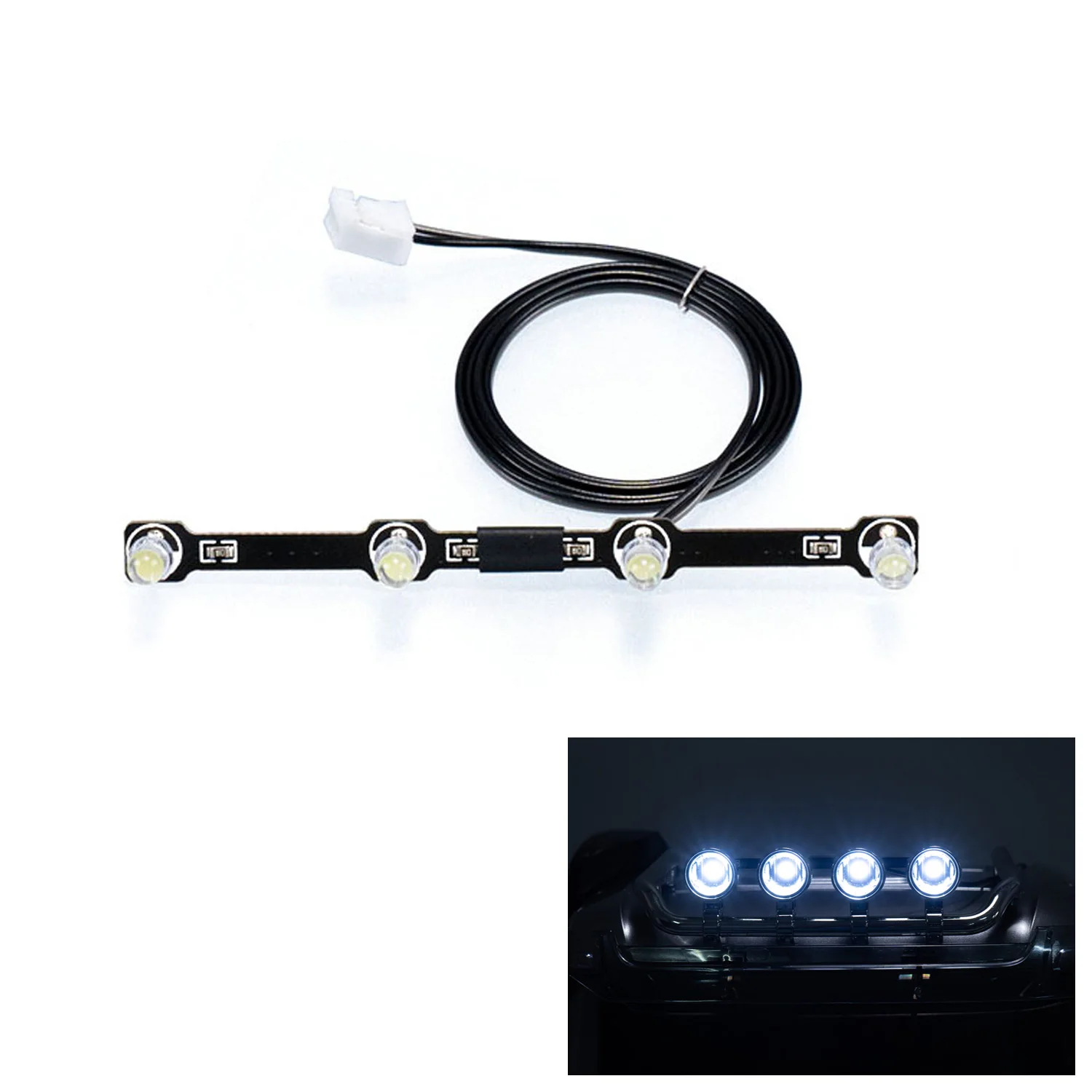 مصباح تحذير ضوء حبة 3 مللي متر 2.3 فولت-3 فولت RC جزء لتقوم بها بنفسك TAMIYA 1/14 RC شاحنة جرار R470 R620 نموذج الزاحف على الطرق الوعرة RC حفارة