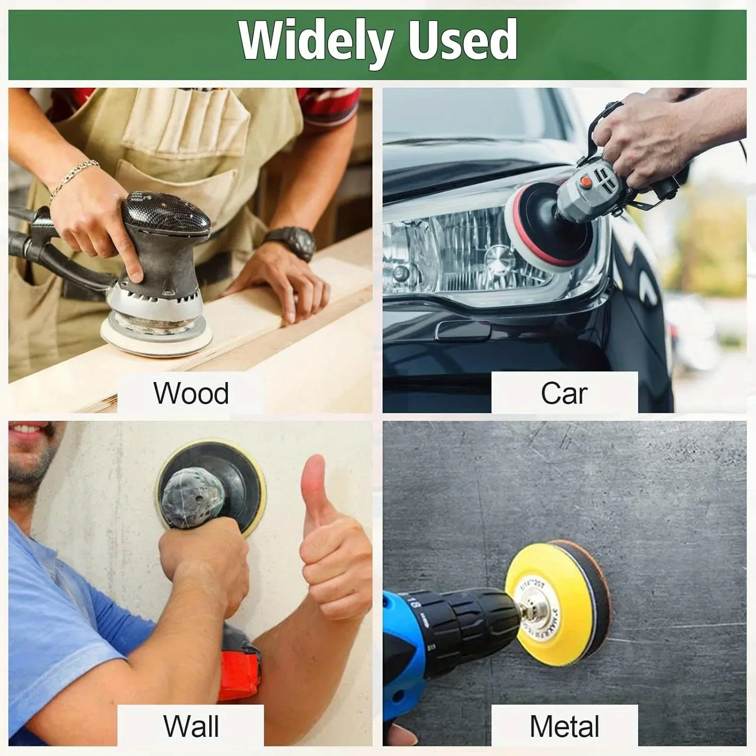Sandpaper 5Inch, Grit 1000/1500/2000/3000/4000/5000 …Sandpaper Pads, Round, No-Hole, Wet and Dry Sanding Discs, Random Tra image 5