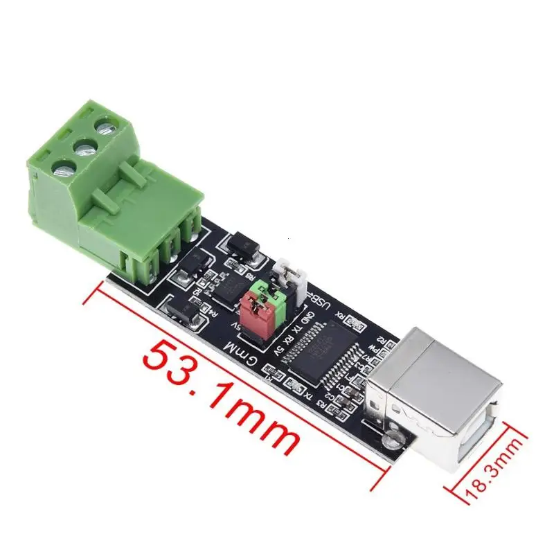 1Pcs USB To TTL/RS485 Dual-Function Dual-Protection USB To RS485 Module