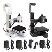 Small 3D Printer 3D Printing Machine High Accuracy Frequency Division Multiplexing 3D Printer Fast Heating Compact for Education
