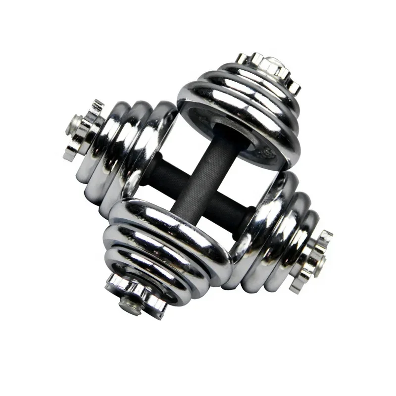 20kg 30kg 50kg Adjustable Electroplate Fitness Exercise Gift Packaging 30 Cheap 15 kg Cast Iron 15kg Set Gym Equipment Dumbbell