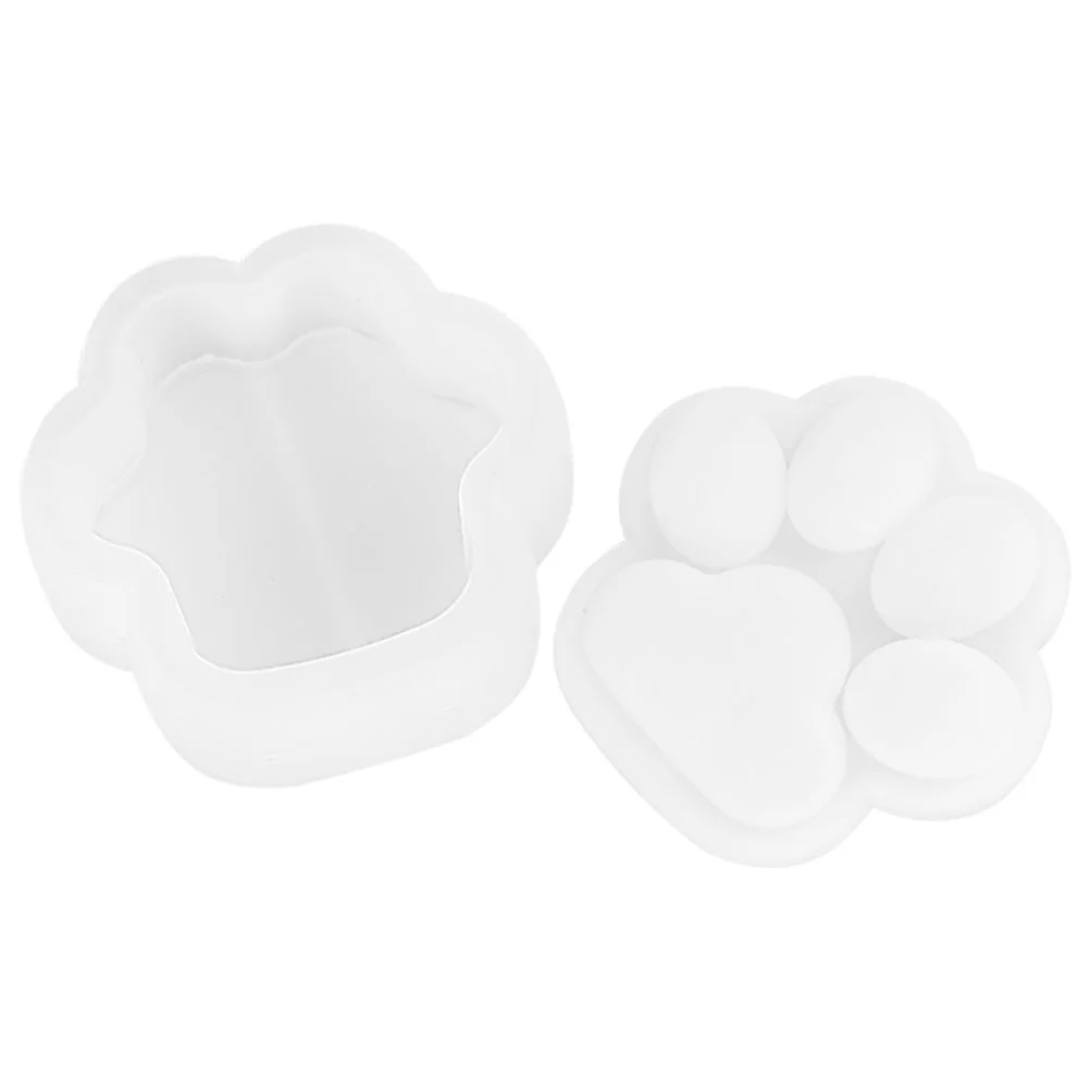

Shape Silicone Mold for Epoxy Resin Casting Cute Storage Box White Small Stuff Container Jewelry Key for resin