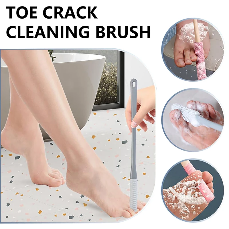 New Multifunctional Toe Seam Scrubbing Brush, Rubbing Foot Tool, Relieve Itching Rubbing, Ash Wash Feet, Remove Dead Skin Tool