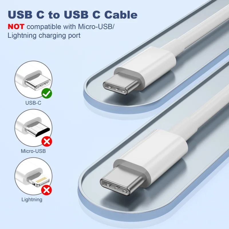 

ANSEIP 60W USB C to C Cable Fast Charge Data Cable For iPhone 17 16 MacBook iPad Samsung Xiaomi Type C to Type-C Data Line