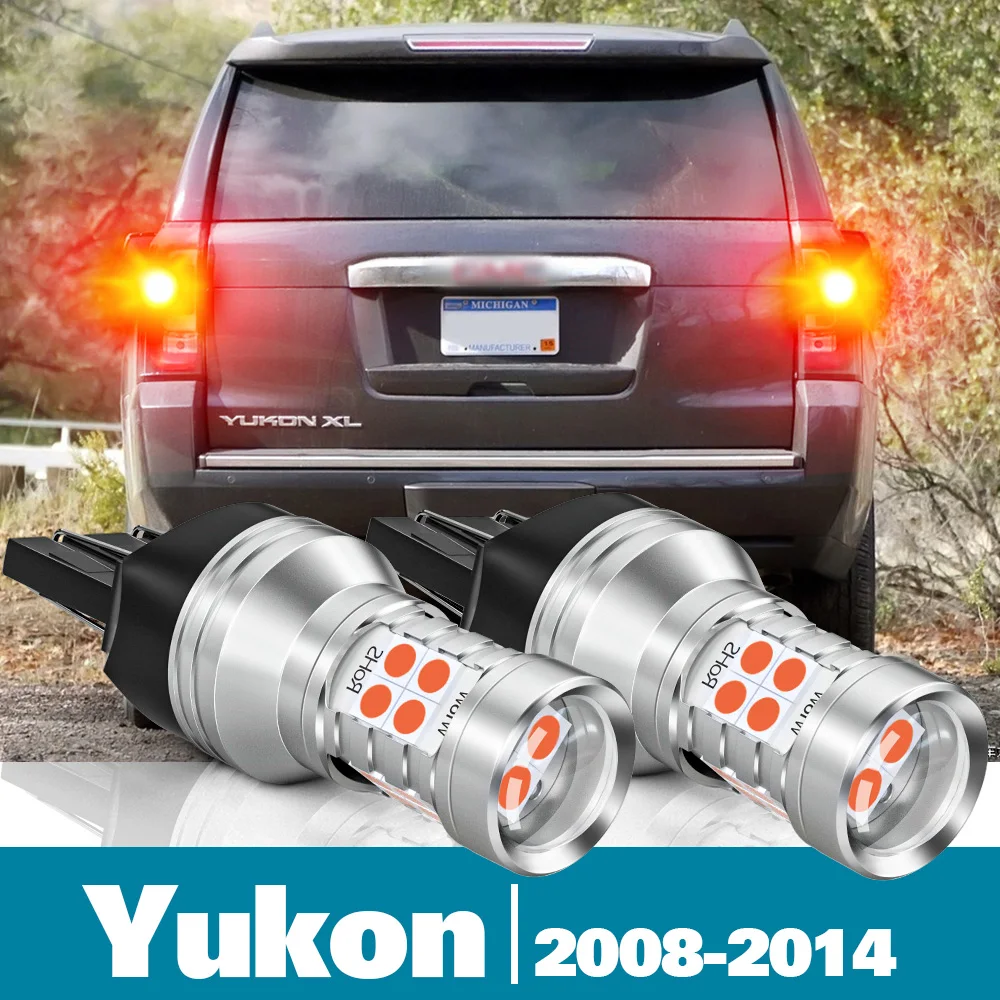 Luz de freno LED de 2 piezas para GMC Yukon, accesorios 2008-2014, 2009, 2010, 2011, 2012, 2013