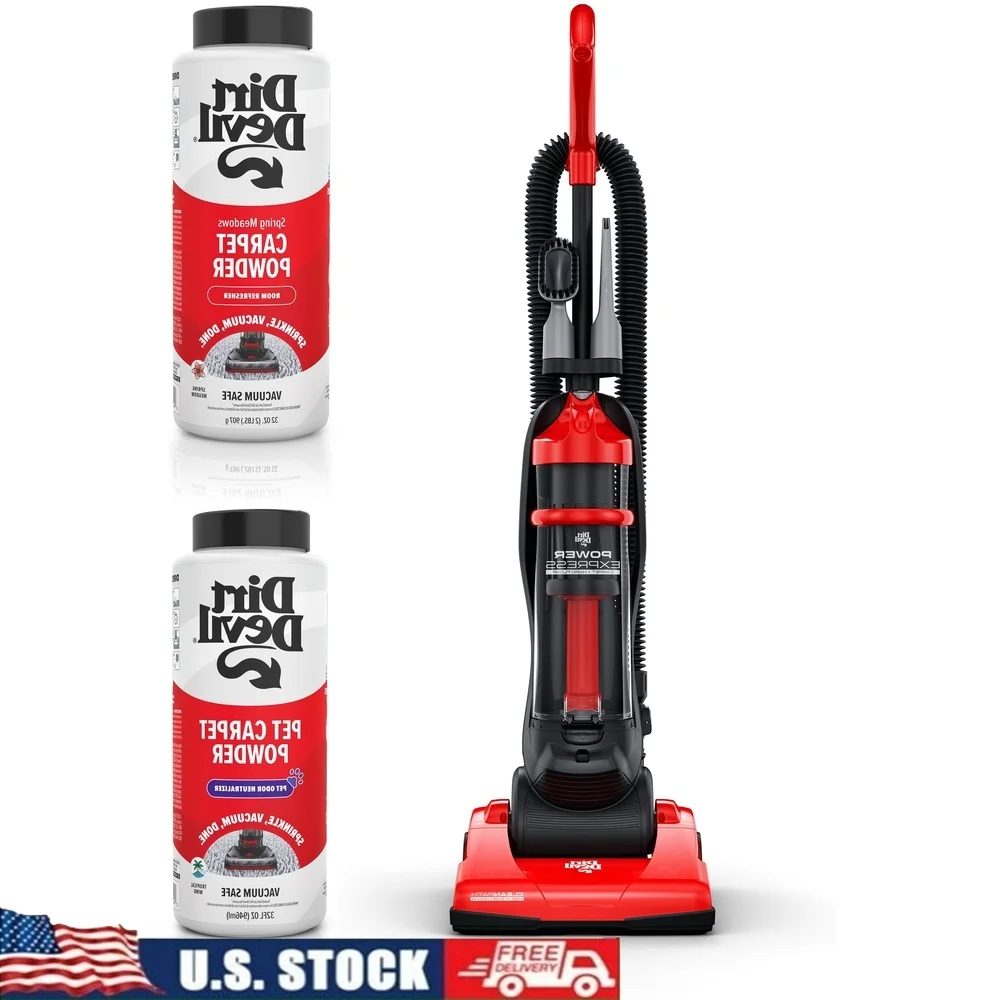 

Lightweight Bagless Vacuum Cleaner with Powerful Suction and On-Board Tools Multi-Floor Cleaning and Pet Odor Removal