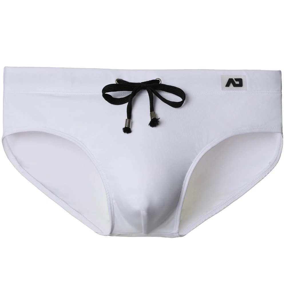New men's swimming trunks low waist anti-embarrassment quick-drying youth sports men's briefs AD3-M306-GR4-M396