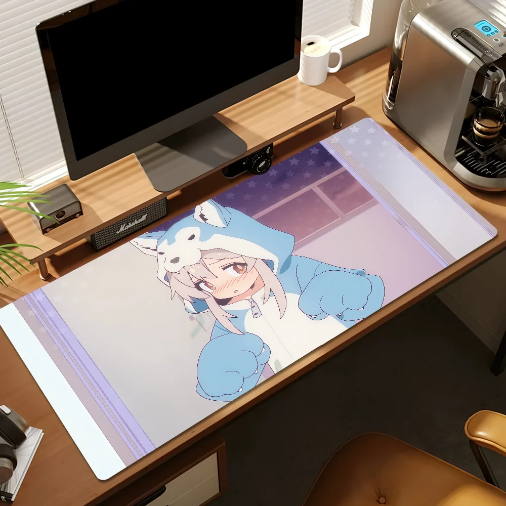 Anime Cool O-onimai Mouse Pad Desk Mat Large Non-slip Anti-fray Keyboard Ergonomic Office Rubber PC Home Custom