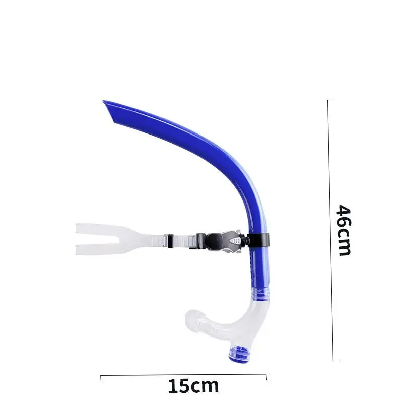 Schwimmschnorchel, vorne montierter Atemschlauch, Einweg-Spülventil für Erwachsene, Schwimmtraining, Freitauchen – Detail 9