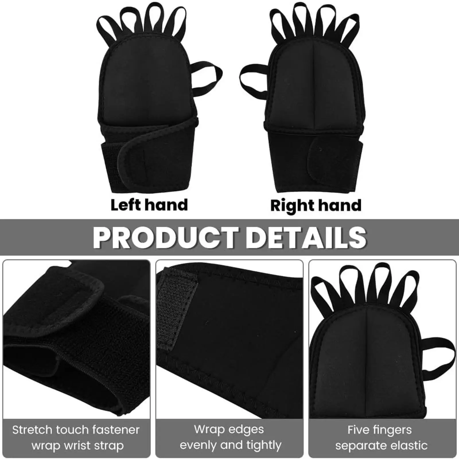 أوزان المعصم، مقابض معززة للتمرين في صالة الألعاب الرياضية لكبار السن، قفازات مرجحة للكتف