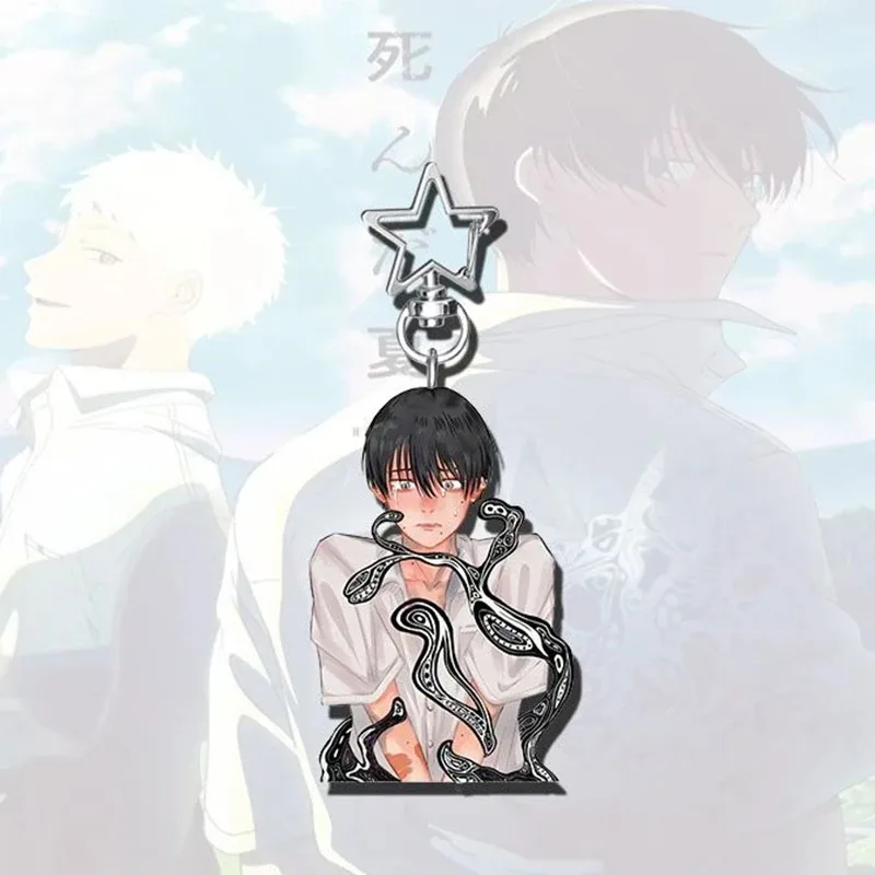 أنيمي الصيف هيكارو يموت تأثيري المفاتيح للجنسين الكبار الاكريليك كيرينغ مفتاح سلسلة 3 قطعة/المجموعة حقيبة حلية زخرفية الدعامة #5