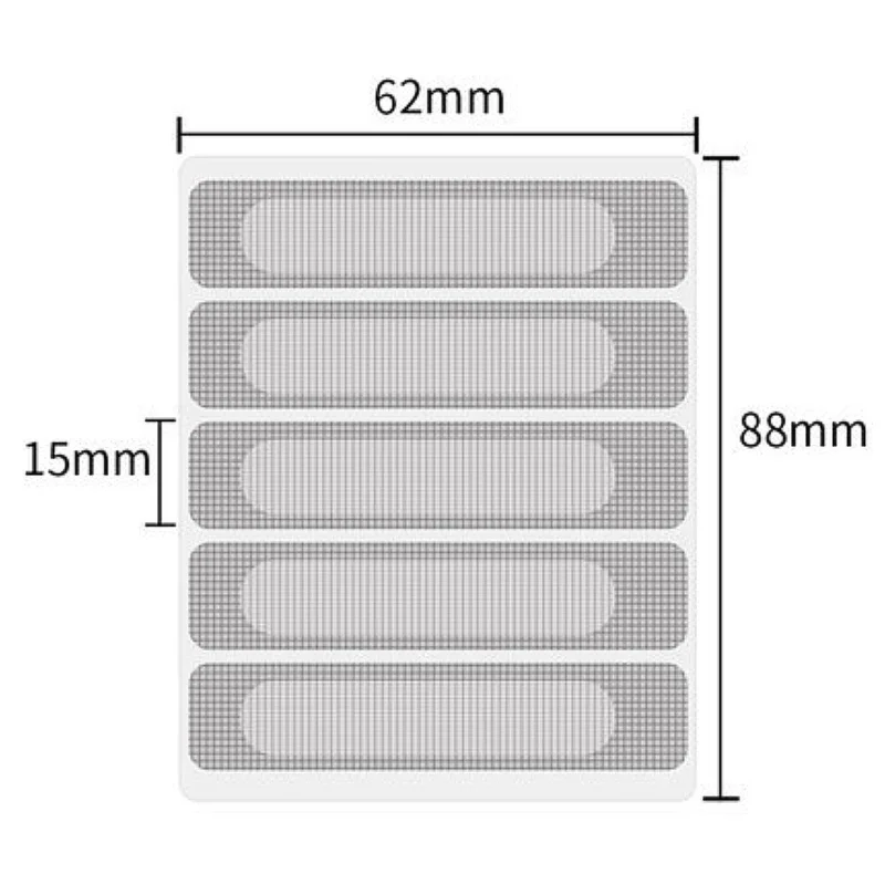 Window Screen Patch Exhaust Mesh Sticker Mosquito Proof Mesh Tape Door and Window Drainage Holes Invisible Maintenance Subsidy