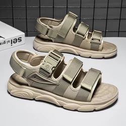 Brand Hot Summer Men's Sandals Outdoor Mesh Sandals Soft Clogs Men Sandals Slides Handmade Sandal Roman Outdoor Slippers