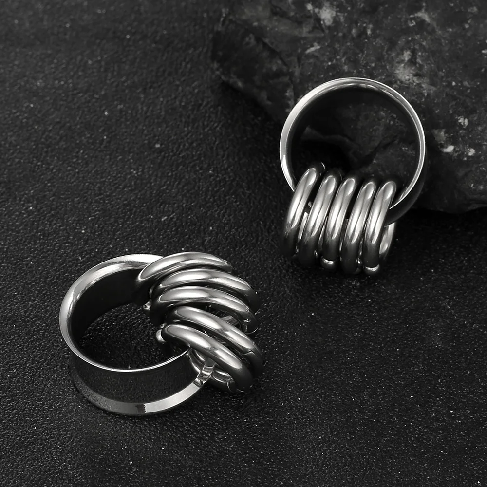 Stainless Steel Ear Tunnels for Body Piercing