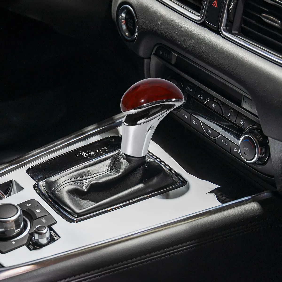 

Car Gear Shift Knob Durable Plastic Unique Design Direct Upgrade Easy Install Stick Auto Accessories Lever Knob Car H