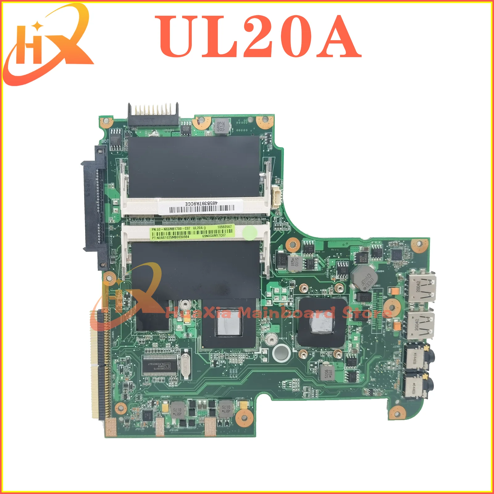 

KEFU UL20A_MB REV2.1 Mainboard For UL20A Notebook Computer Motherboard, The MAIN BOARD Test Is Perfect