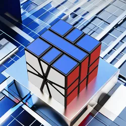 SENGSO Speed Magic Cube Puzzle SQ-1 black stickers Special-shaped adjustable smooth Magico Cubo Square For Kids Educational Toys