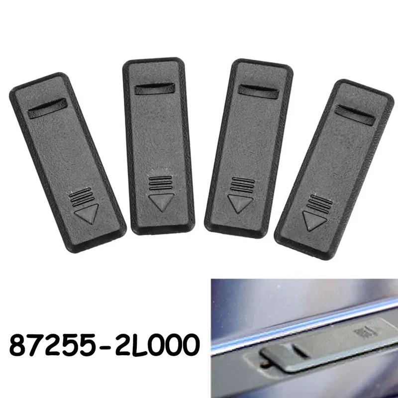 4Pcs Top Roof Water Rail Rack Moulding Clip Cover For Hyundai Elantra 2011-15 I30 872552L000