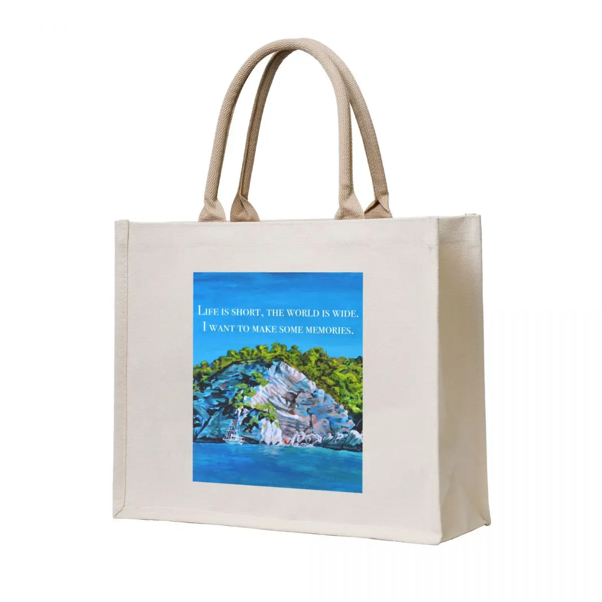 

Mamma Mia 2 Life is Short Painting Tote Bag tote bag custom tote bags men hand bag