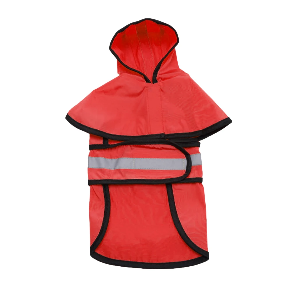 

Rain Coats Pet Reflective Raincoat Dog Gear for Golden Retriever Protective Red Pets